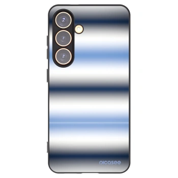 Picasee silikonowe czarne etui na Samsung Galaxy S24 S921B 5G - Static Lines