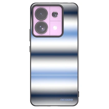 Picasee silikonowe czarne etui na Xiaomi Redmi Note 13 Pro 5G - Static Lines