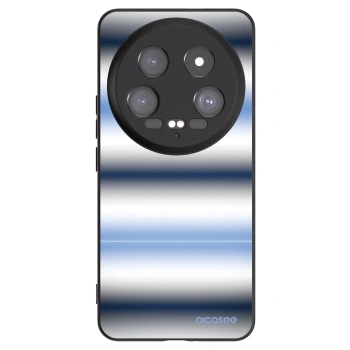Picasee silikonowe czarne etui na Xiaomi 14 Ultra - Static Lines