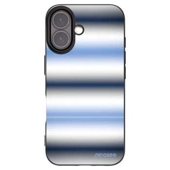 Picasee silikonowe czarne etui na Apple iPhone 16 - Static Lines