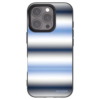 Picasee silikonowe czarne etui na Apple iPhone 16 Pro - Static Lines