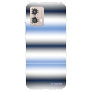 Picasee silikonowe przeźroczyste etui na Motorola Moto G53 5G - Static Lines