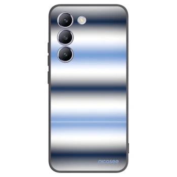 Picasee silikonowe czarne etui na Vivo V40 SE 5G - Static Lines