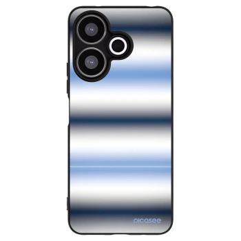 Picasee silikonowe czarne etui na Xiaomi Redmi 13 4G - Static Lines