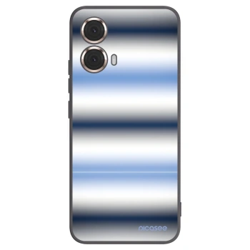 Picasee silikonowe czarne etui na Motorola Moto G85 - Static Lines