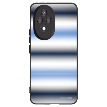 Picasee silikonowe czarne etui na Honor 200 Pro 5G - Static Lines