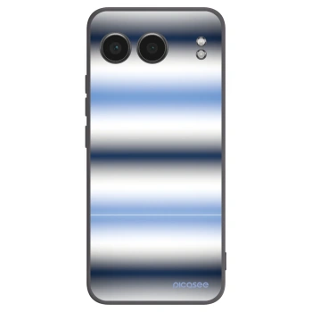 Picasee silikonowe czarne etui na OnePlus Nord 4 - Static Lines