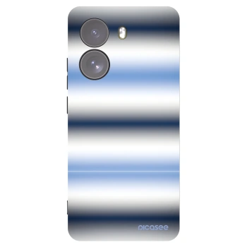Picasee silikonowe czarne etui na Xiaomi Poco X7 - Static Lines