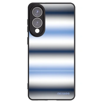 Picasee silikonowe czarne etui na Samsung Galaxy S25 Edge 5G - Static Lines