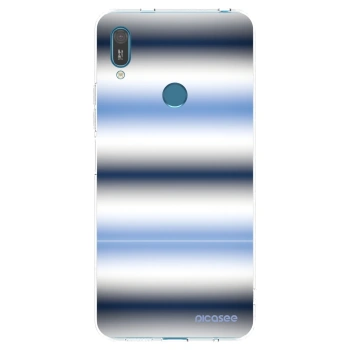 Picasee silikonowe przeźroczyste etui na Huawei Y7 2019 - Static Lines