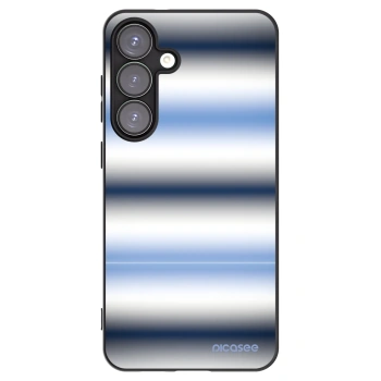 Picasee silikonowe czarne etui na Samsung Galaxy S25+ 5G - Static Lines
