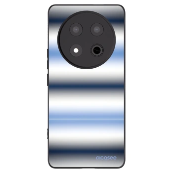 Picasee silikonowe czarne etui na Honor Magic7 Lite 5G - Static Lines