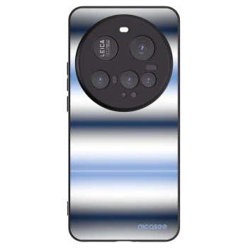 Picasee silikonowe czarne etui na Xiaomi 15 Ultra - Static Lines
