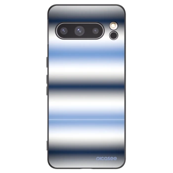Picasee silikonowe czarne etui na Google Pixel 8 Pro - Static Lines
