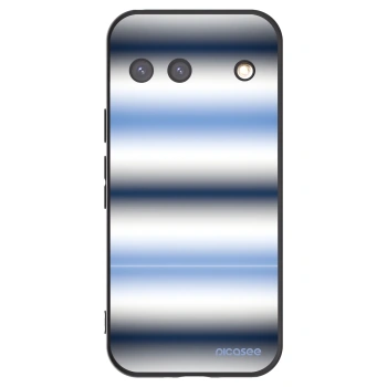 Picasee silikonowe czarne etui na Google Pixel 9 - Static Lines