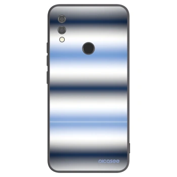 Picasee silikonowe czarne etui na Xiaomi Redmi Note 7 - Static Lines