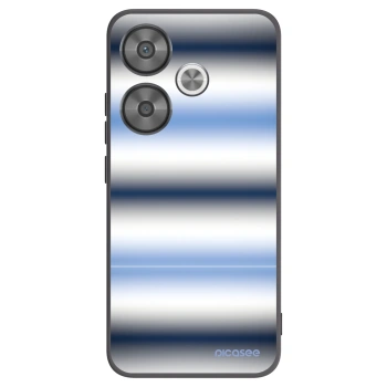 Picasee silikonowe czarne etui na Xiaomi Poco F6 - Static Lines