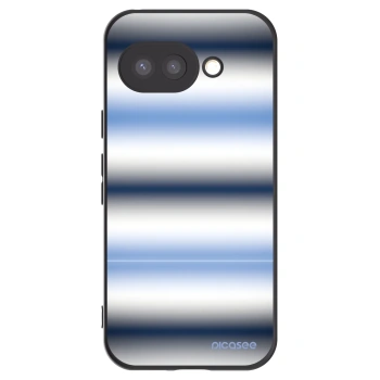 Picasee silikonowe czarne etui na Google Pixel 9a - Static Lines