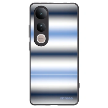 Picasee silikonowe czarne etui na Vivo V50 Lite 5G - Static Lines