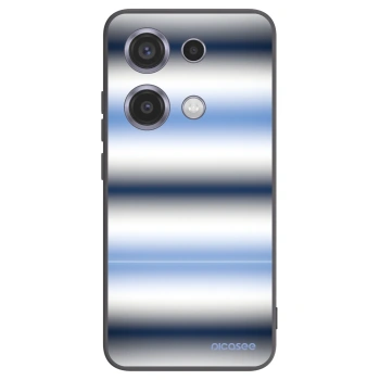 Picasee silikonowe czarne etui na Xiaomi Redmi Note 14S - Static Lines