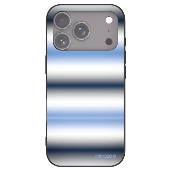 Picasee silikonowe czarne etui na Apple iPhone 17 Pro - Static Lines