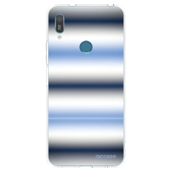 Picasee silikonowe przeźroczyste etui na Huawei Y6 2019 - Static Lines