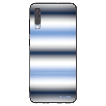 Picasee silikonowe czarne etui na Samsung Galaxy A70 A705F - Static Lines