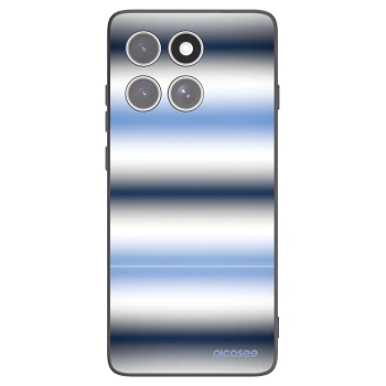 Picasee silikonowe czarne etui na Motorola Edge 60 Pro - Static Lines