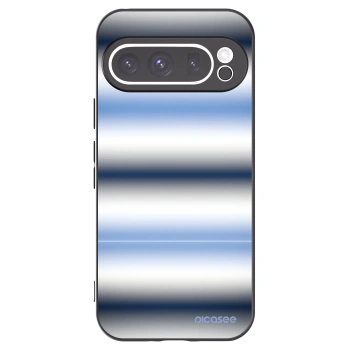 Picasee silikonowe czarne etui na Google Pixel 9 Pro XL - Static Lines