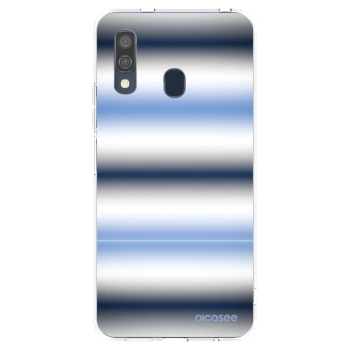 Picasee silikonowe przeźroczyste etui na Samsung Galaxy A40 A405F - Static Lines