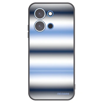 Picasee silikonowe czarne etui na Xiaomi Redmi 15C 4G - Static Lines