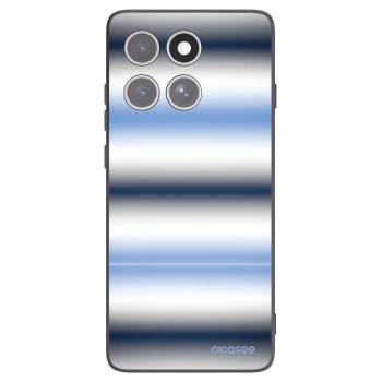 Picasee silikonowe czarne etui na Motorola Edge 60 Fusion - Static Lines