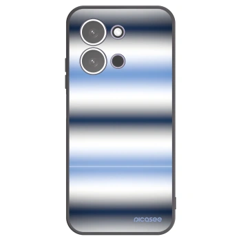Picasee silikonowe czarne etui na Xiaomi Redmi 15C 5G - Static Lines