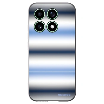 Picasee silikonowe czarne etui na Xiaomi 17 - Static Lines