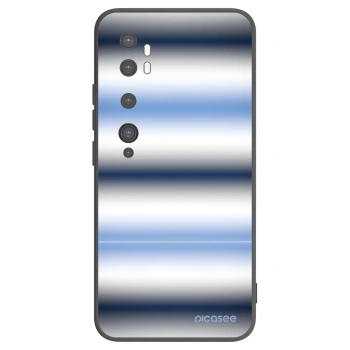Picasee silikonowe czarne etui na Xiaomi Mi Note 10 (Pro) - Static Lines