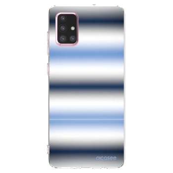 Picasee silikonowe przeźroczyste etui na Samsung Galaxy A71 A715F - Static Lines