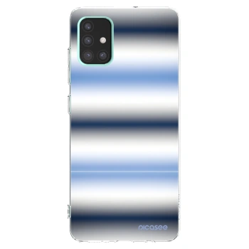 Picasee silikonowe przeźroczyste etui na Samsung Galaxy A51 A515F - Static Lines