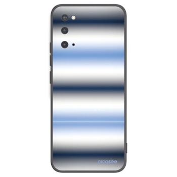 Picasee silikonowe czarne etui na Samsung Galaxy S20 G980F - Static Lines