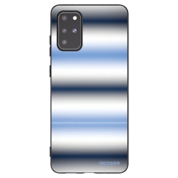 Picasee silikonowe czarne etui na Samsung Galaxy S20+ G985F - Static Lines