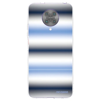 Picasee silikonowe przeźroczyste etui na Xiaomi Poco F2 Pro - Static Lines