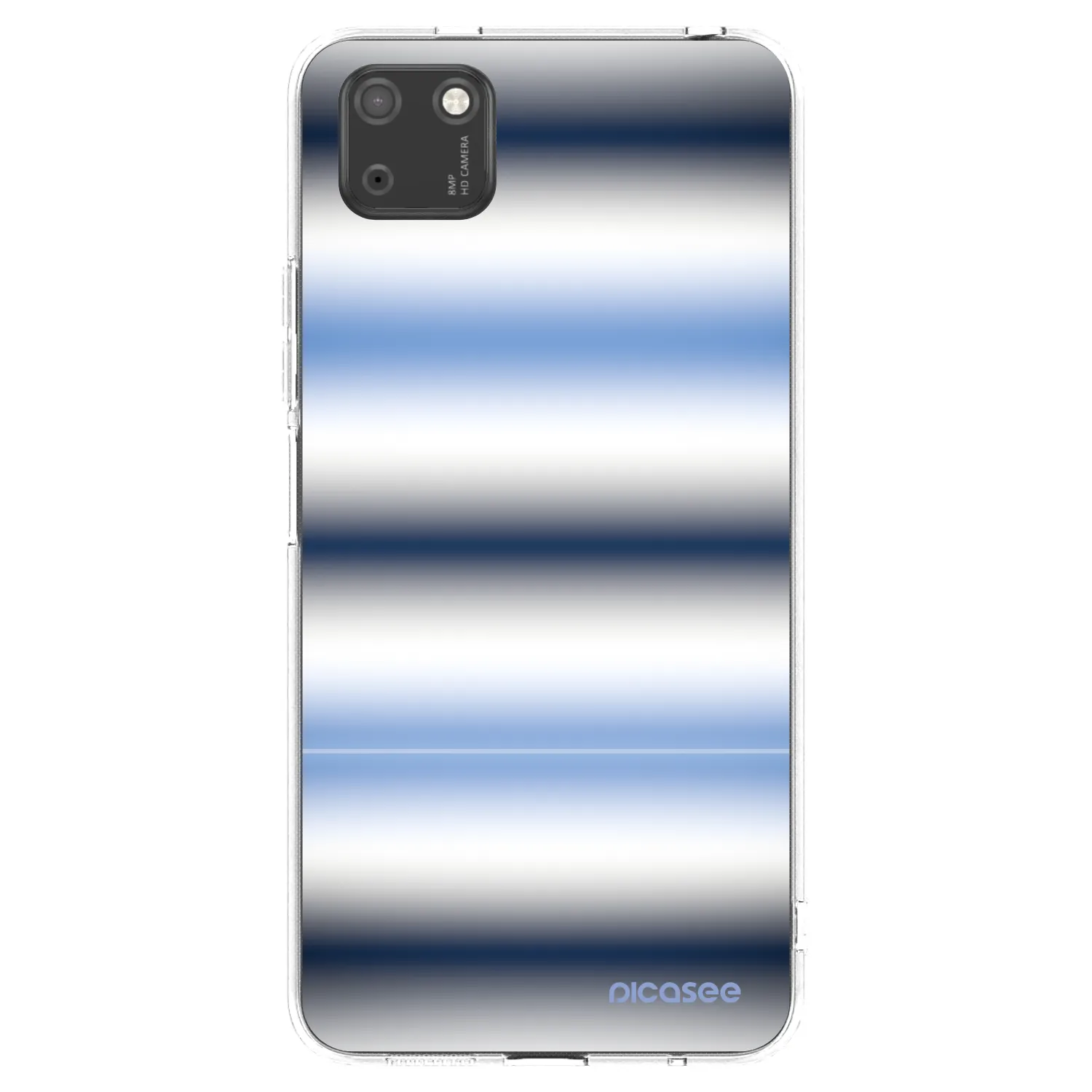 Picasee silikonowe przeźroczyste etui na Huawei Y5P - Static Lines