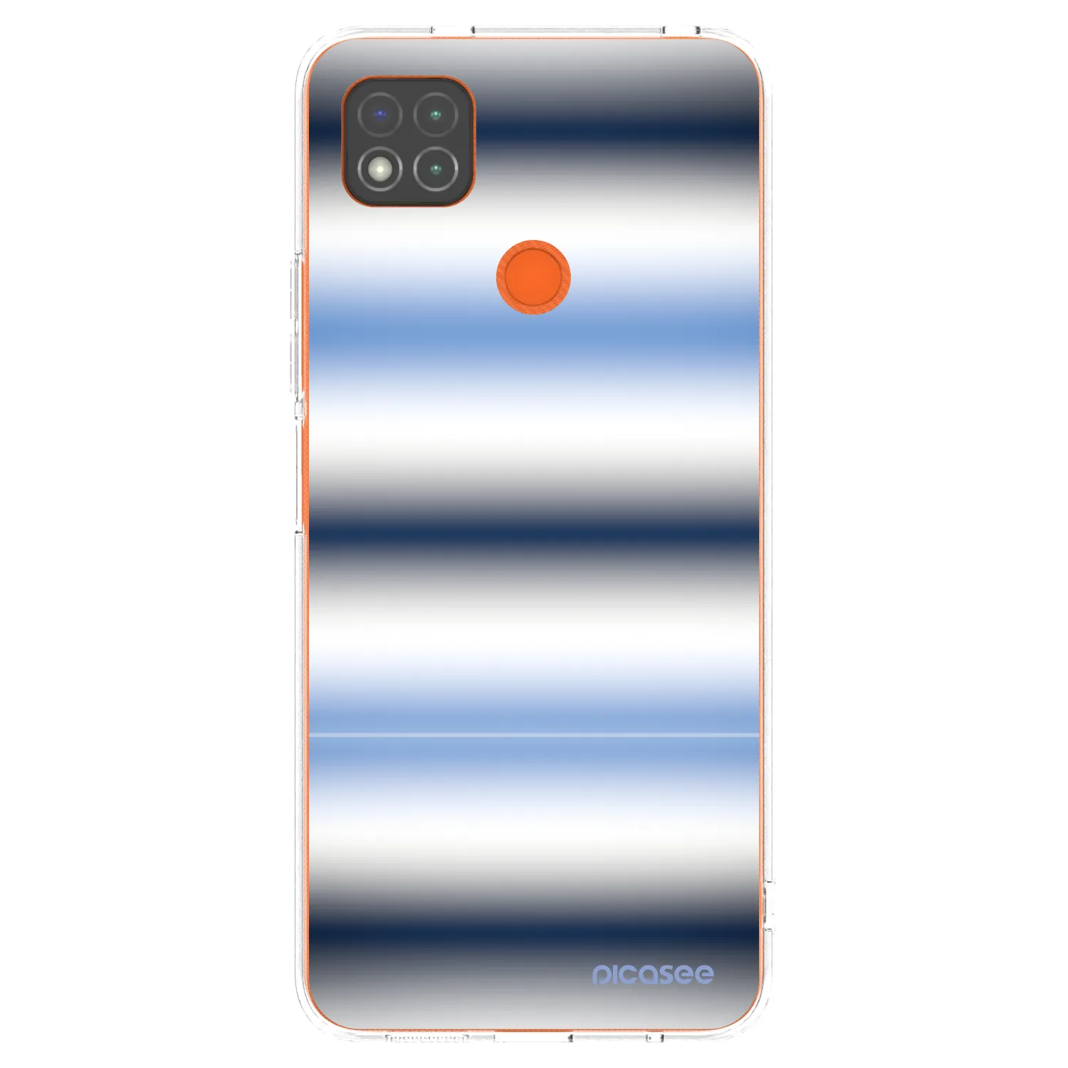 Picasee silikonowe przeźroczyste etui na Xiaomi Redmi 9C - Static Lines