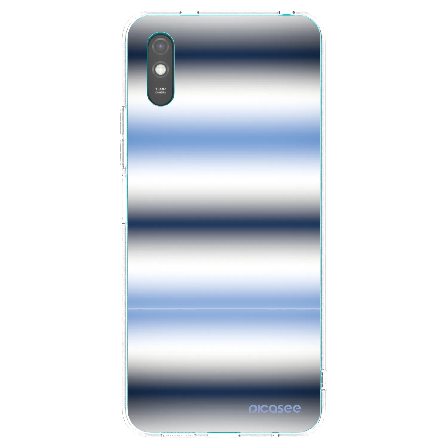 Picasee silikonowe przeźroczyste etui na Xiaomi Redmi 9A - Static Lines