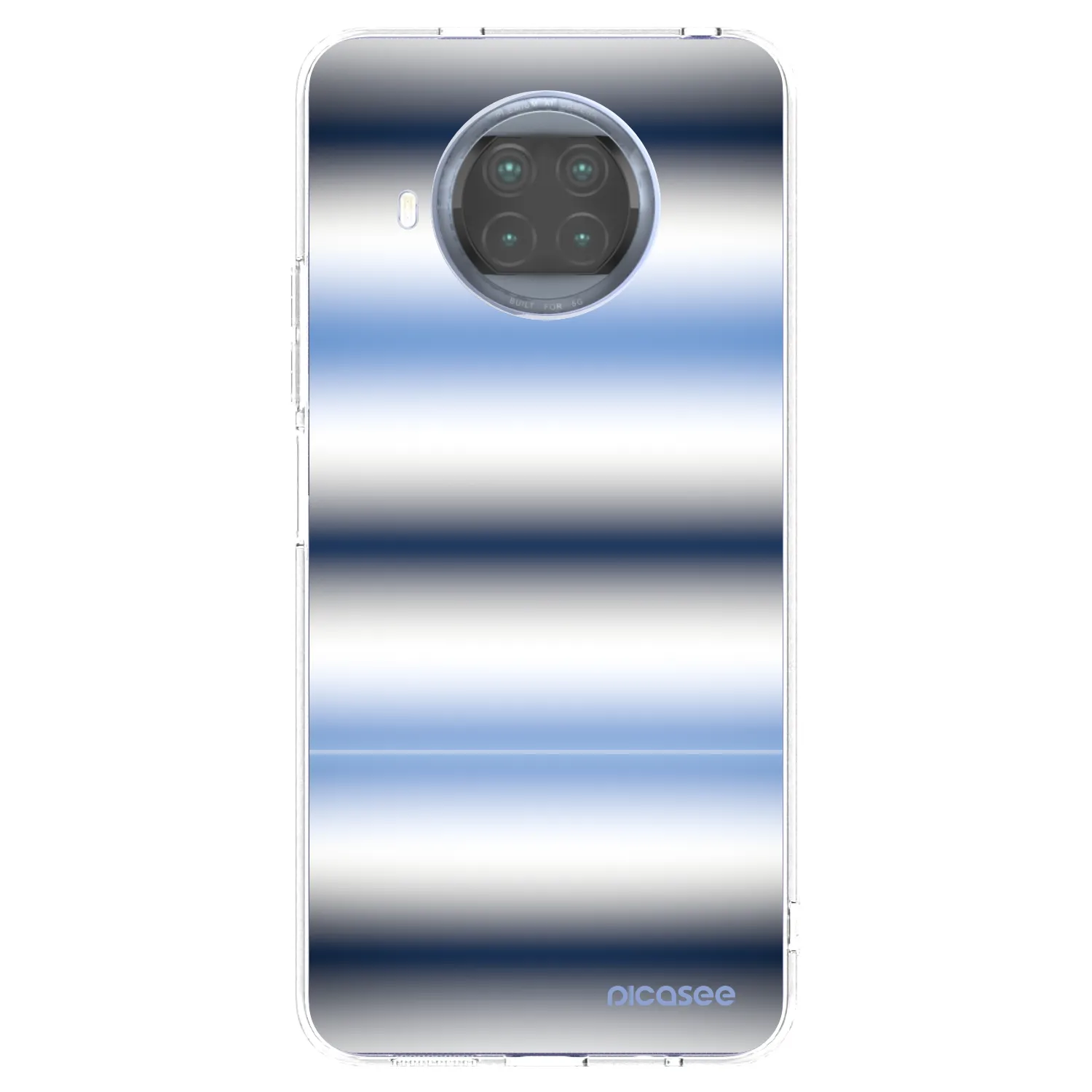 Picasee silikonowe przeźroczyste etui na Xiaomi Mi 10T Lite - Static Lines