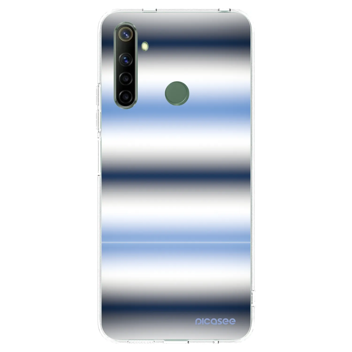 Picasee silikonowe przeźroczyste etui na Realme 6i - Static Lines