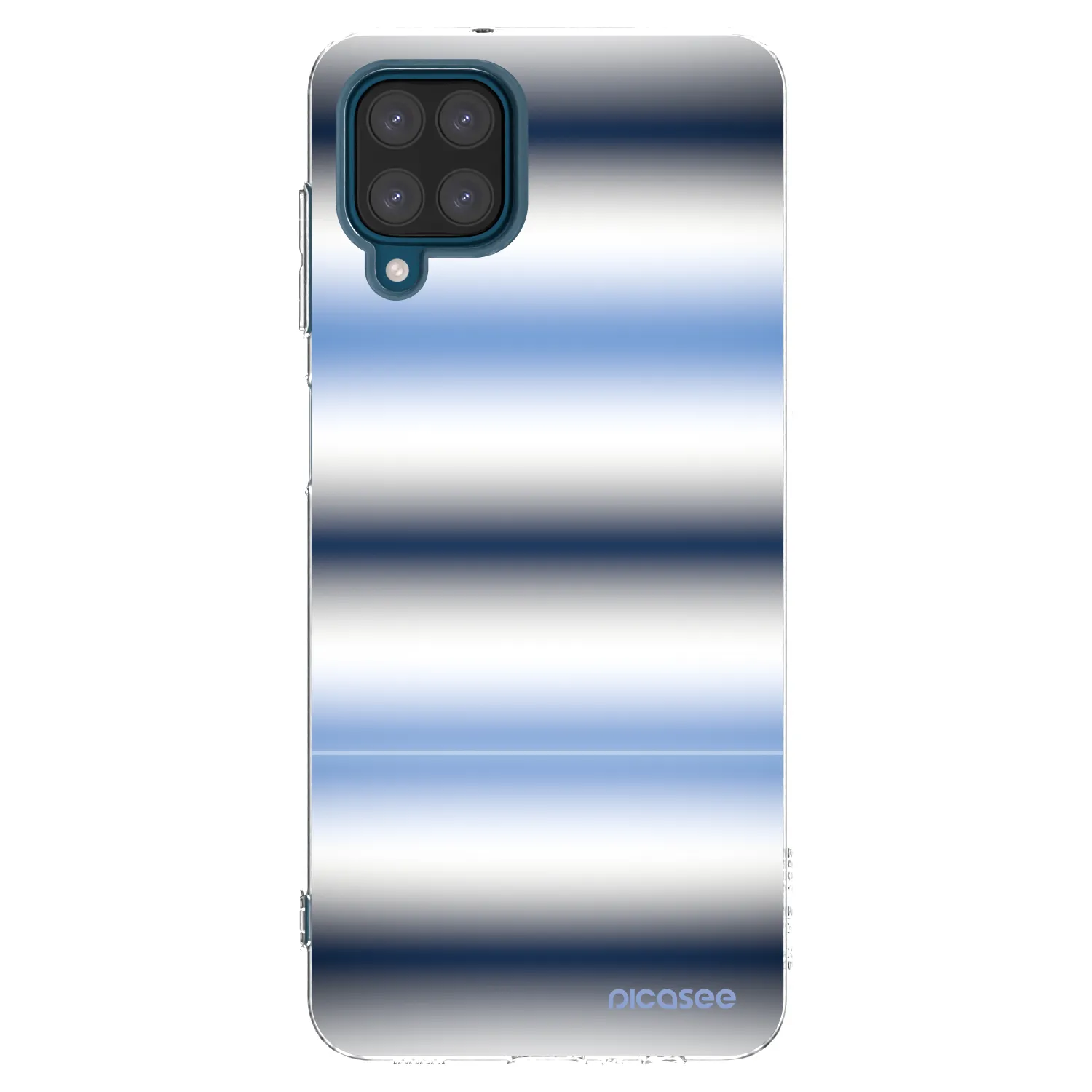 Picasee silikonowe przeźroczyste etui na Samsung Galaxy A12 A125F - Static Lines