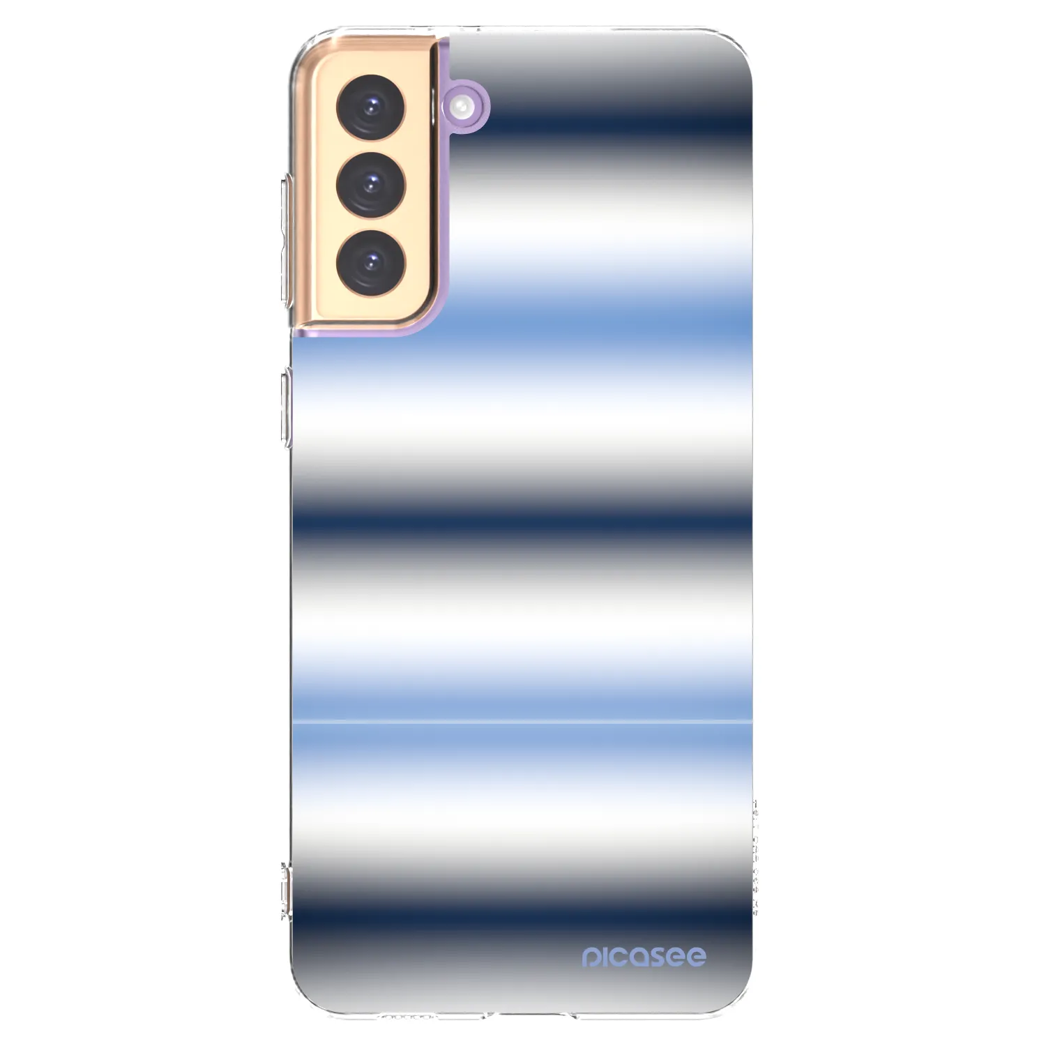 Picasee silikonowe przeźroczyste etui na Samsung Galaxy S21+ 5G G996F - Static Lines