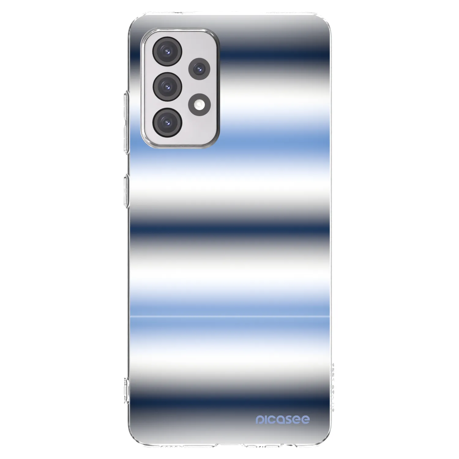 Picasee silikonowe przeźroczyste etui na Samsung Galaxy A52 5G A525F - Static Lines