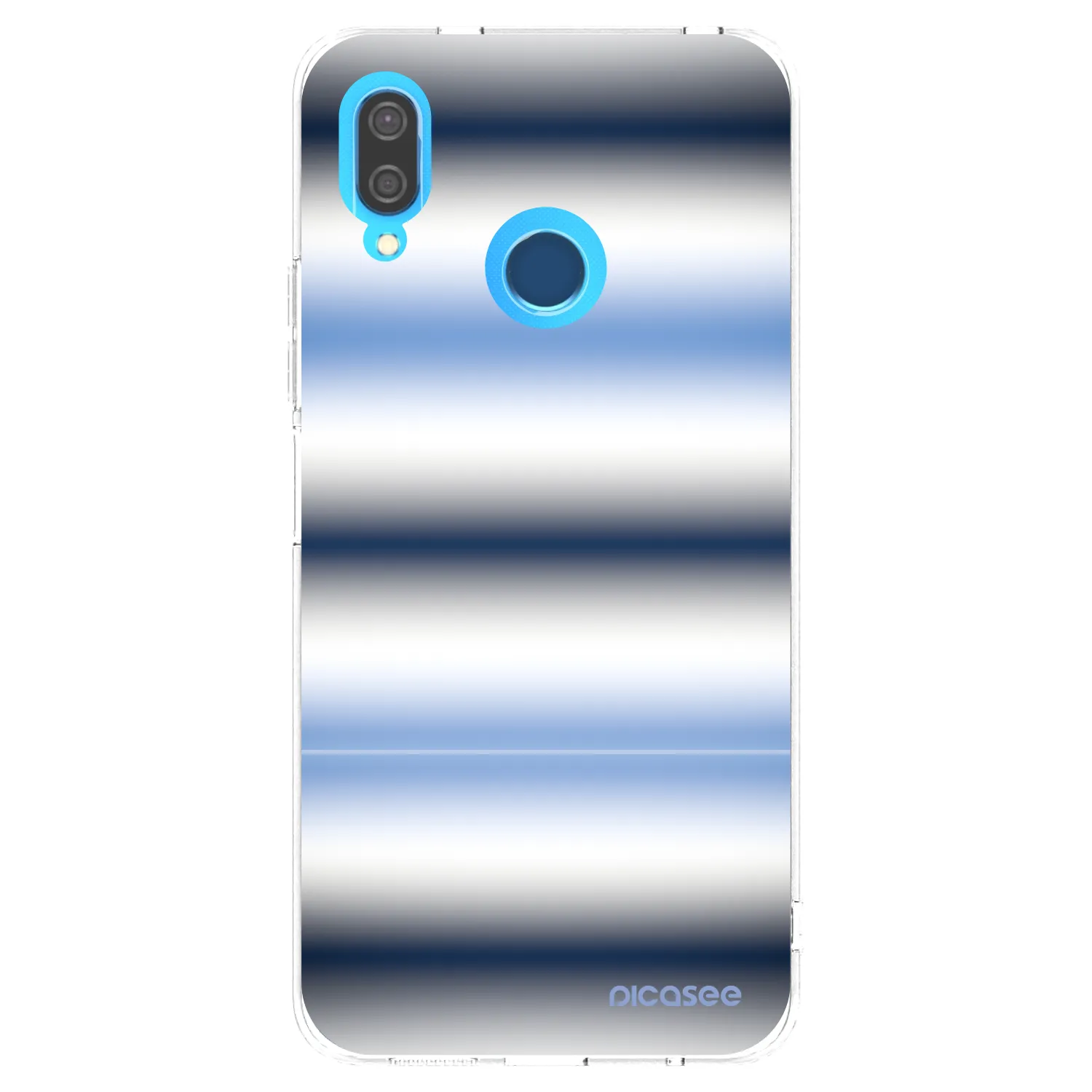 Picasee silikonowe przeźroczyste etui na Huawei P20 Lite - Static Lines