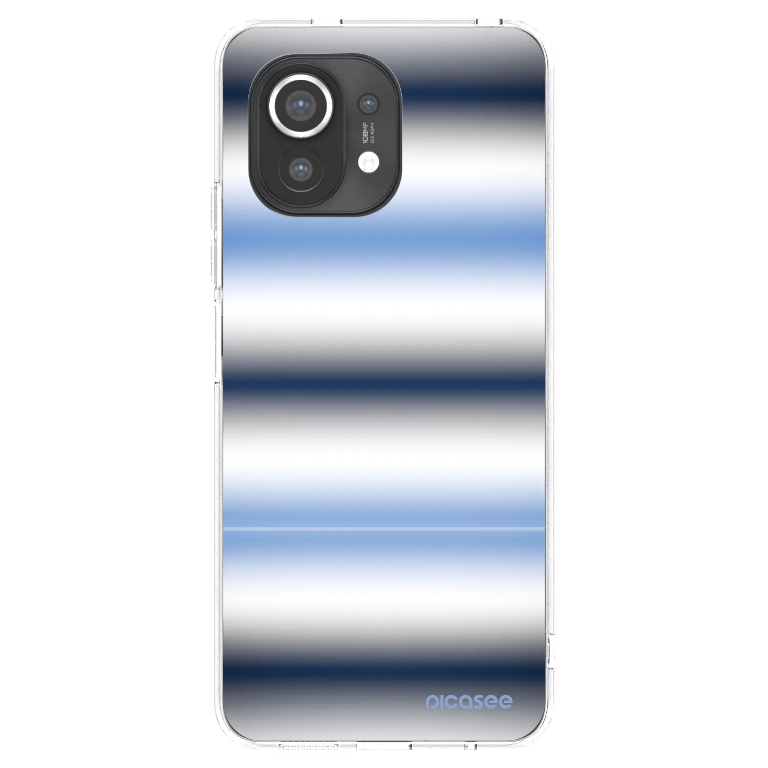 Picasee silikonowe przeźroczyste etui na Xiaomi Mi 11 - Static Lines